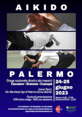 Stage Nazionale AIADA 24-25 giugno 2023 Palermo